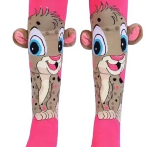 Meia 3/4 Coelhinha Divertida Infantil